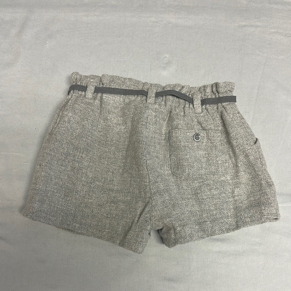 Zara Gray Relaxed Fit lined dress Shorts with Elastic Waistband - Picture 3 of 5